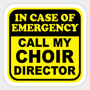 Choir Director Sticker